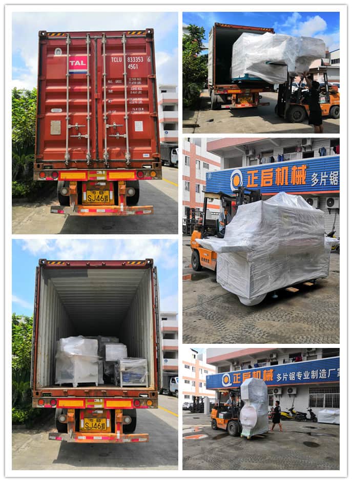 2019年7月發(fā)往厄瓜多爾--ZQ400型原木多片鋸、ZQ200型方木多