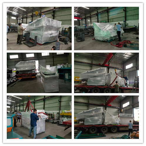 2021年8月9日發(fā)往山西省運(yùn)城市-ZQ350型圓木多片斷料鋸、放料