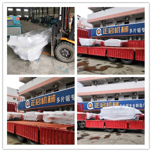 2018年8月發(fā)往上海--原木自動(dòng)分料架、邊皮輸送架、方木自動(dòng)