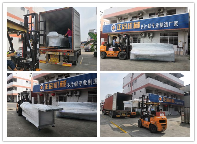 2018年8月發(fā)往馬來(lái)西亞--雙頭齊頭鋸、自動(dòng)堆料上料架、自動(dòng)