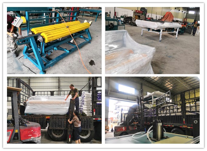 2018年6月發(fā)往浙江東陽市--翻料架、進料架、出料架